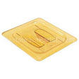 SP-335 Compatible Cambro Hot Lid 1/6 Sz Solid-150 Amber