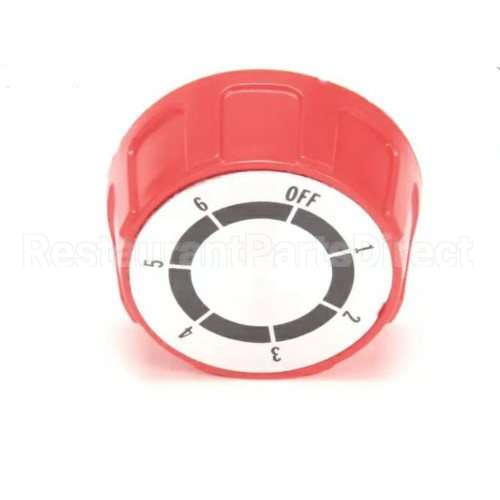 SP9-70701-41-2 Compatible Star Knob, Red, 6 Heat, Off-1-6