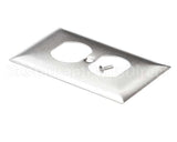 SS8 Hubbell Lighting Wall Plate Ss 1 Gang Dup Recpt