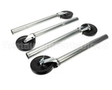SU-25S Advance Tabco Caster, 5 Set 4 Locking