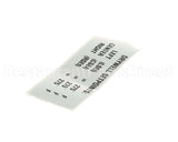 TBP00149 Delfield Label,Drywell Setpoints