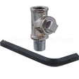TEE-RGD Compatible TS Brass Tee, Rigid, Chrome, Leadfree