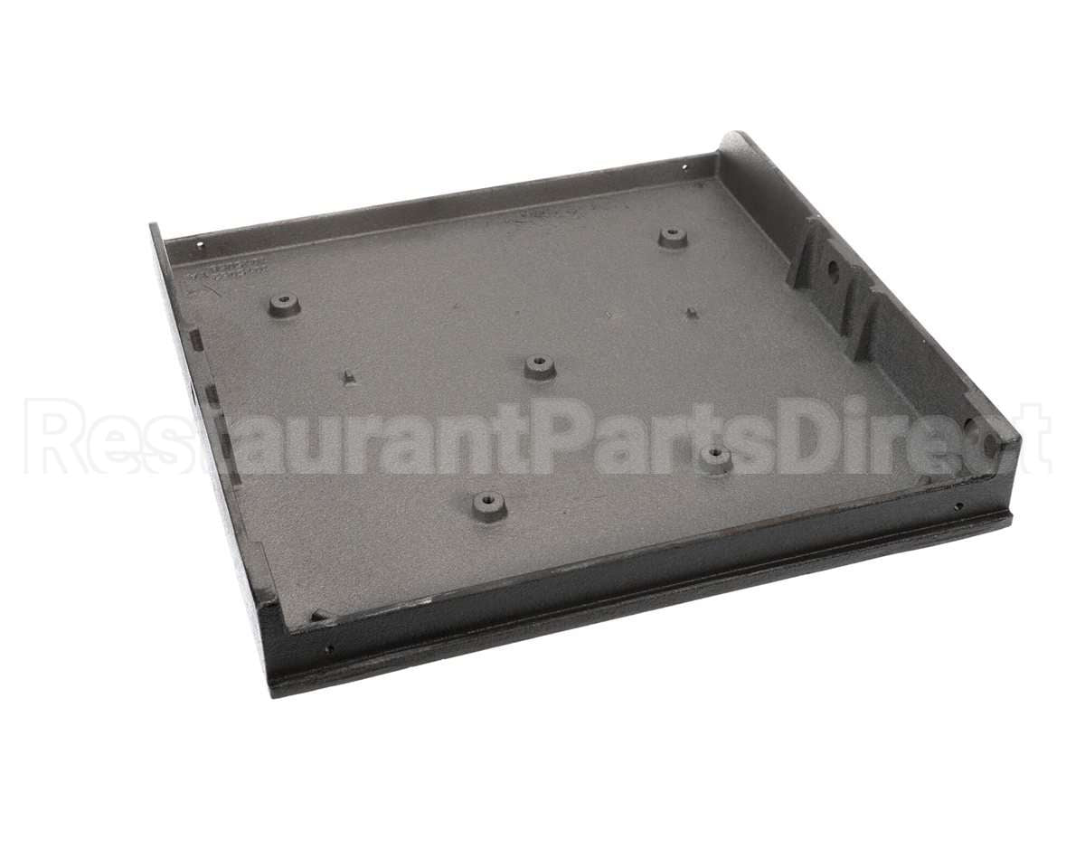 U00689 Globe Upper Left Plate (Grooved)