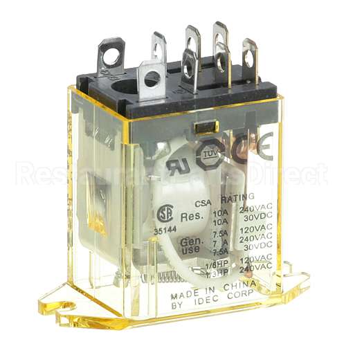 ULTRRH2B-UTAC24V Compatible Ultrafryer Relay, Flange Mounted, 24Vac