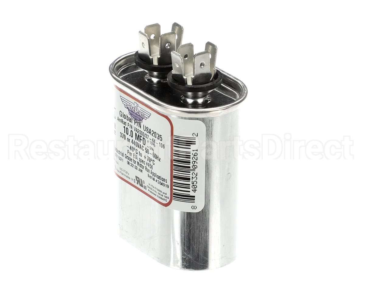 USA2035 Trane Capacitor; 10Mfd 370/440V Oval Usa Made