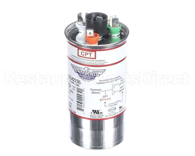 USA2235 Trane Capacitor; 40/5Mfd 370/440V Rnd Usa Made
