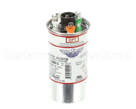USA2236 Trane Capacitor; 45/5Mfd 370/440V Rnd Usa Made