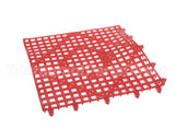 VM5280RD San Jamar Versa-Mat 1'X1' Bar Mat, Red C&C