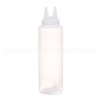 VOL2212-13 Compatible Vollrath Bottle, Squeeze, Twin Tip, 12Oz