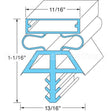 VOL225251075 Compatible Midwest Appliance Parts Door Gasket 36 1/4" X 78"