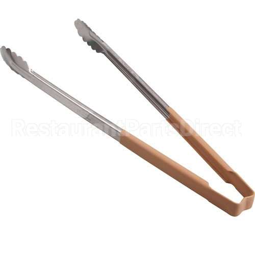 VOL4781660 Compatible Vollrath Tongs, Scallop, 16", Tanhdl