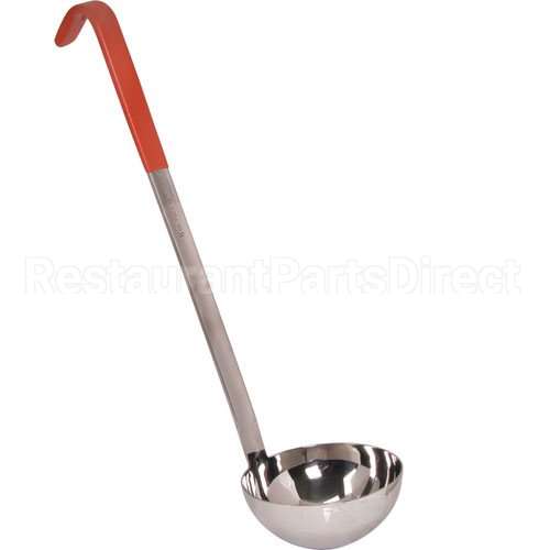 VOL4980865 Compatible Vollrath Ladle, 8 Oz, S/S, Orange, 13"Hdl