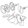 VS99D Compatible Midwest Appliance Parts Door Shredder Attach