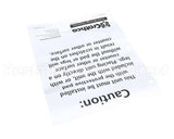 W0600073 Grindmaster Cecilware Sheet, Caution Rubber Mat