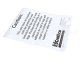 W0600073 Grindmaster Cecilware Sheet, Caution Rubber Mat