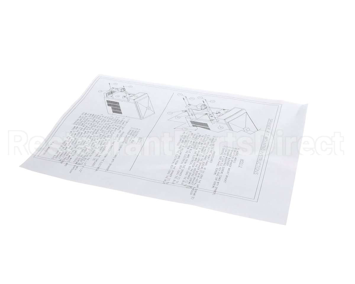 W0600120 Grindmaster Cecilware Instruction Sheet,Spinner Kit