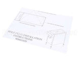 W0601020 Grindmaster Cecilware Installation Sheet,Hole Plug