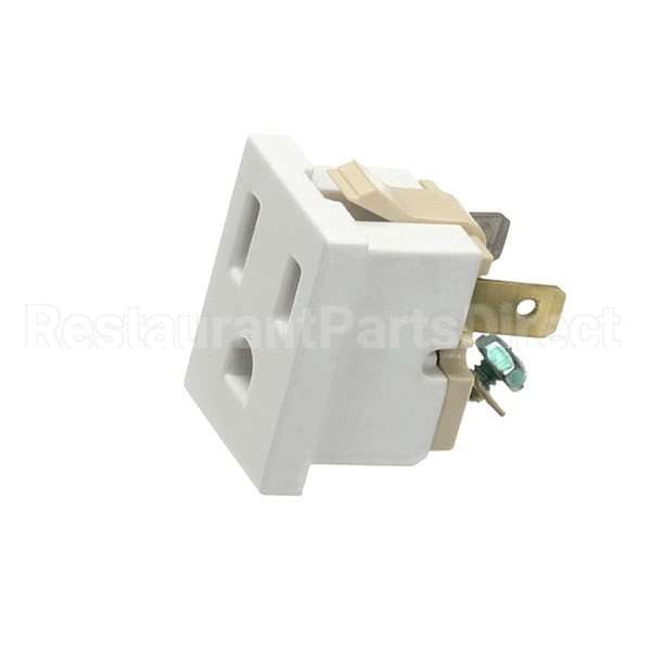 WC-14001 Compatible Curtis Receptacle, Snap-In 125V 15A S
