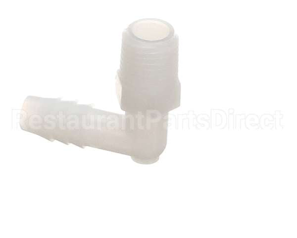 WC-2510 Wilbur Curtis Elbow, 3/8 Barb X 1/4 Mpt Plas