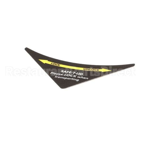 WC-38151 Compatible Curtis Label, Lock/Unlock Gem-3