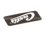 WC-38198 Wilbur Curtis Label, Cover-Up Black W/Curtis