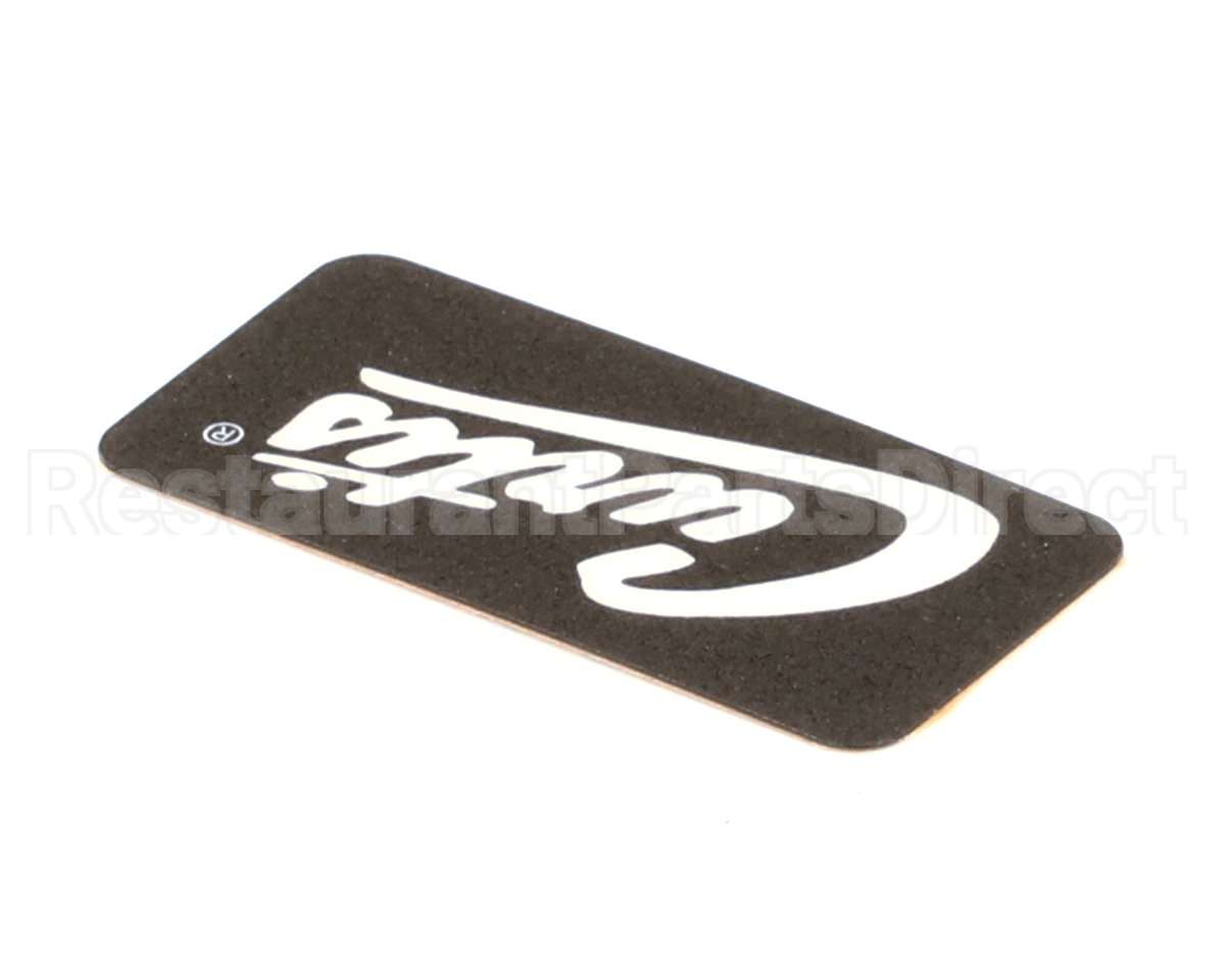 WC-38198 Wilbur Curtis Label, Cover-Up Black W/Curtis