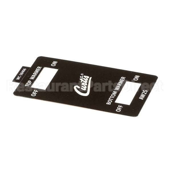 WC-38406 Compatible Curtis Label, Front Panel Aw-2S Alp-5