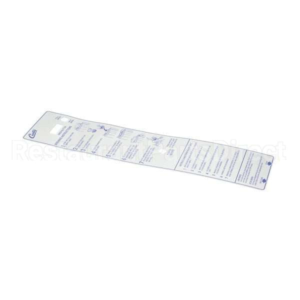 WC-38570 Compatible Curtis Label, Instruction Panel Ru150