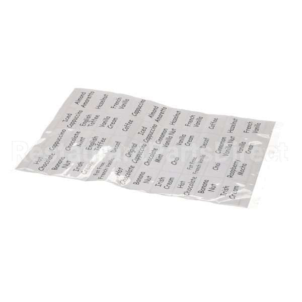 WC-39107 Compatible Curtis Label, Adhesive Canister Curti