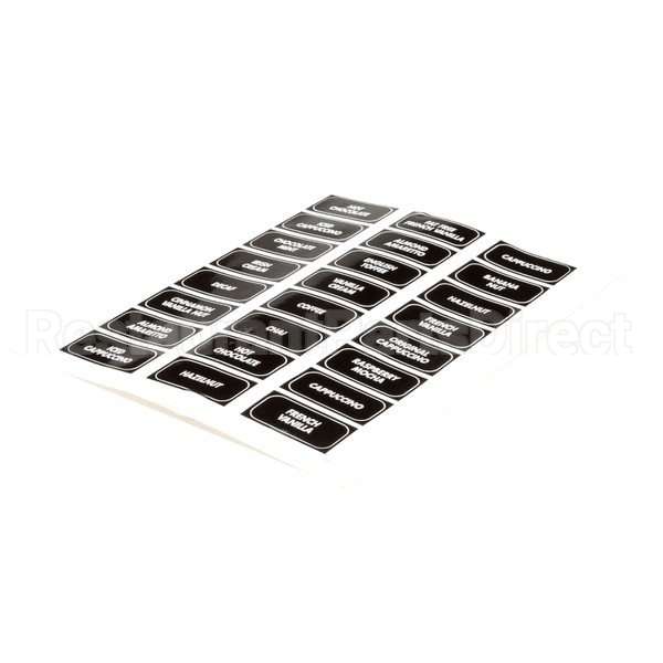 WC-39350-02 Compatible Curtis Label, Panel Flavor Pcgts Curt