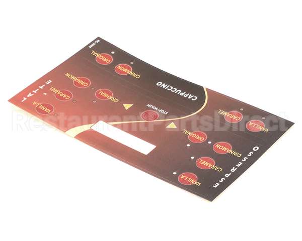 WC-39608 Wilbur Curtis Label, Ucm Overlay Expr