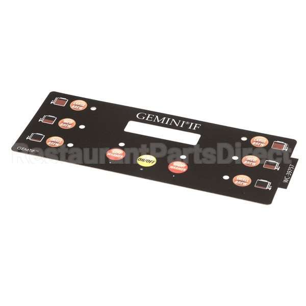 WC-39757 Compatible Curtis Label, Ucm Overlay Panel 3-Bat