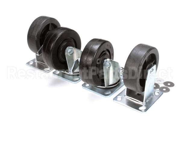 WS-20804 Wells Caster Assembly 2Fix 2Swivel Fs