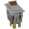 WS-55127 Compatible Star Lighted Rocker Switch 7/8 X 1-1/2 Dpst