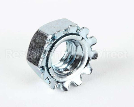 WSH248 Bki Washered Locknut, 1/4-20 Zinc