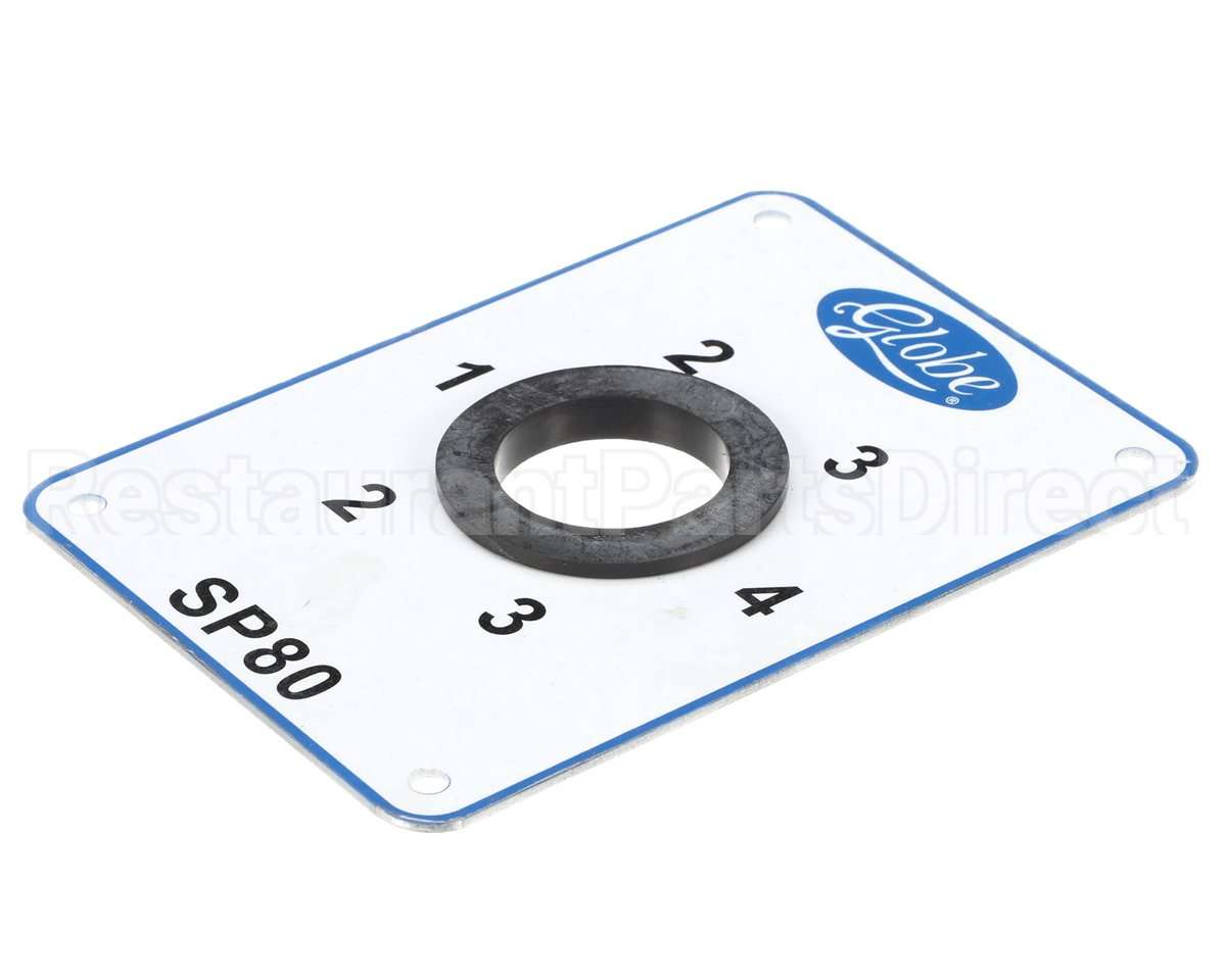 X80E04 Globe 1-4 Speed Selection Plate