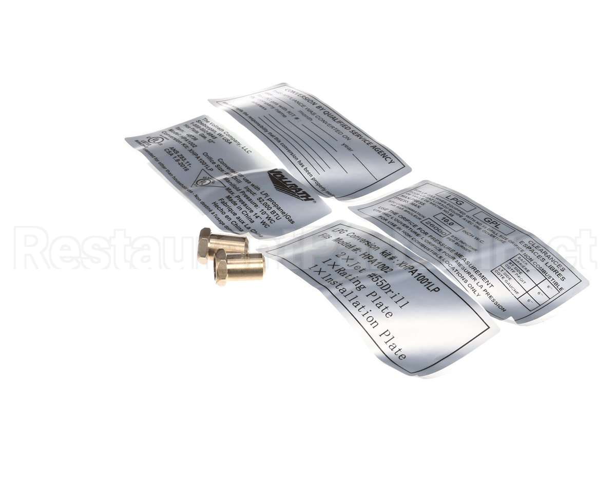 XHPA1001LP Vollrath Conversion Kit