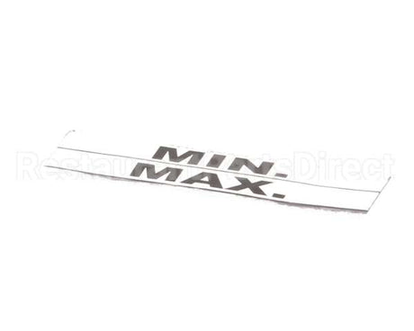Z000558 Groen Label Maximum Minimum