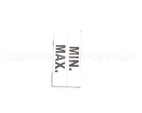 Z000558 Groen Label Maximum Minimum