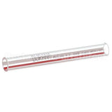 Z002987 Compatible Groen Tube, Glass-Red & White Stripe