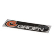 Z055450 Compatible Groen Nameplate "Groen" Large
