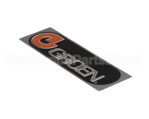 Z055450 Groen Nameplate Groen Large