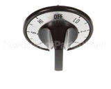 ZHW-10518 Crown Verity Control Knob, Silver, Numbered